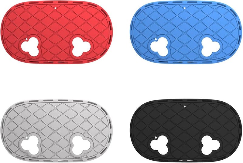 Red Silicone Protective Case for Quest 3S Anti Scratch Shockproof Head Mounted Protectors - Image 5